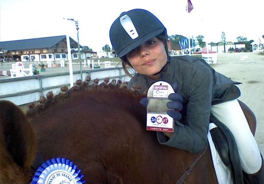 6 juillet - Open de France Ponam 2007, une très belle 4eme Place pour Agathe et OUBLON DE BRUNEL